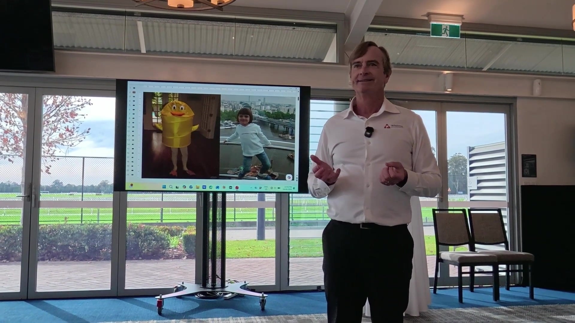 Dane Hudson presenting the opening of the DISCIPLINE Framework keynote